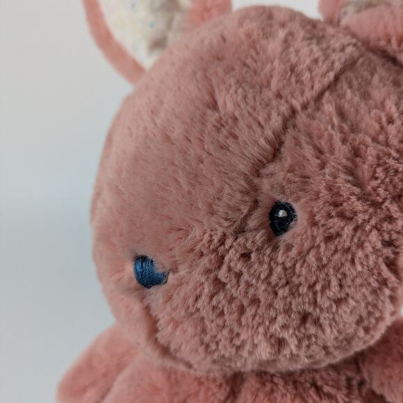 Baby Gund Stuffed Bunny Rabbit Oh So Snuggly Plush Quilted Feet Ears Easter Gift - Picture 5 of 13